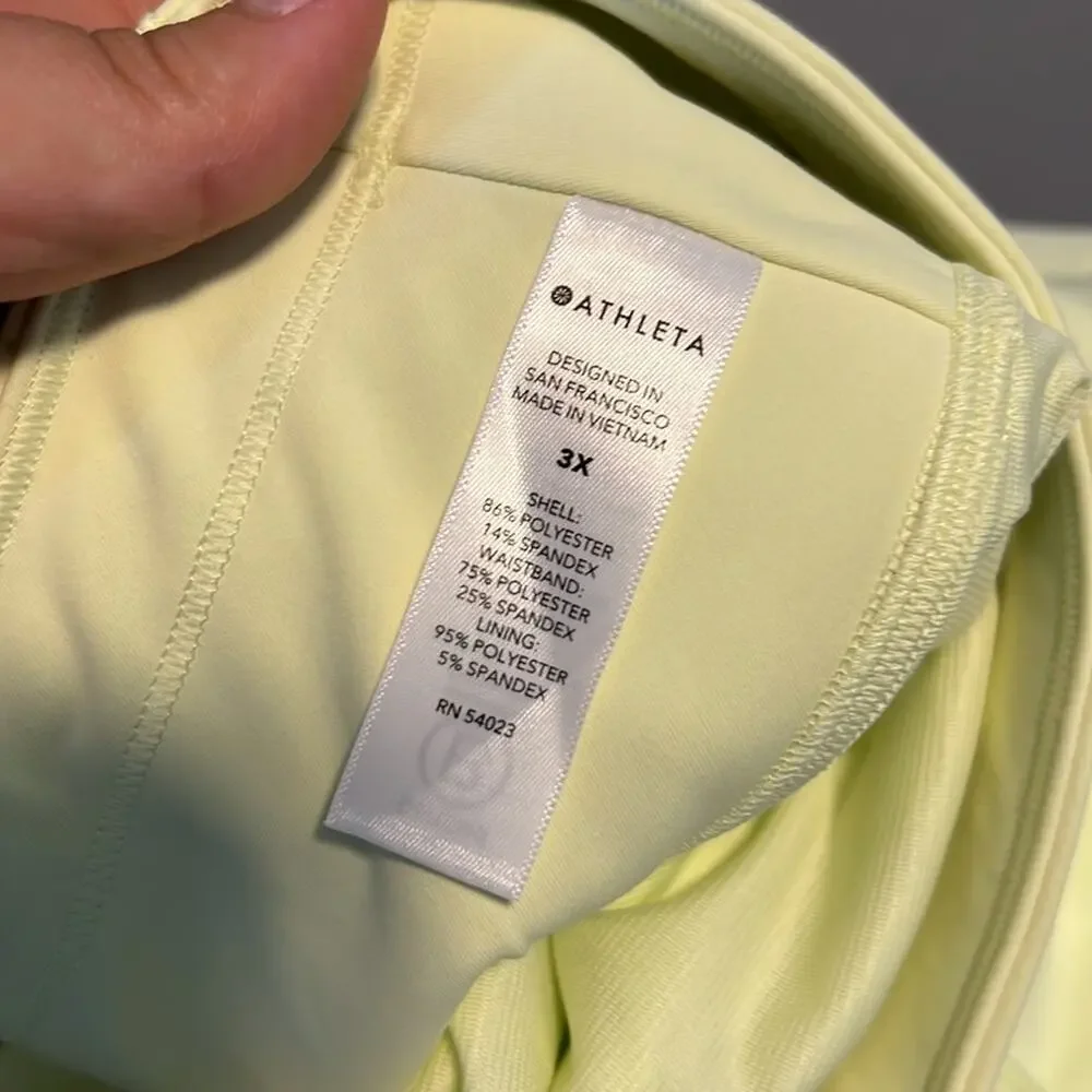 New With Tags Athleta 3X Neon Run With It 3.5” Athletic Shorts - Picture 14 of 15
